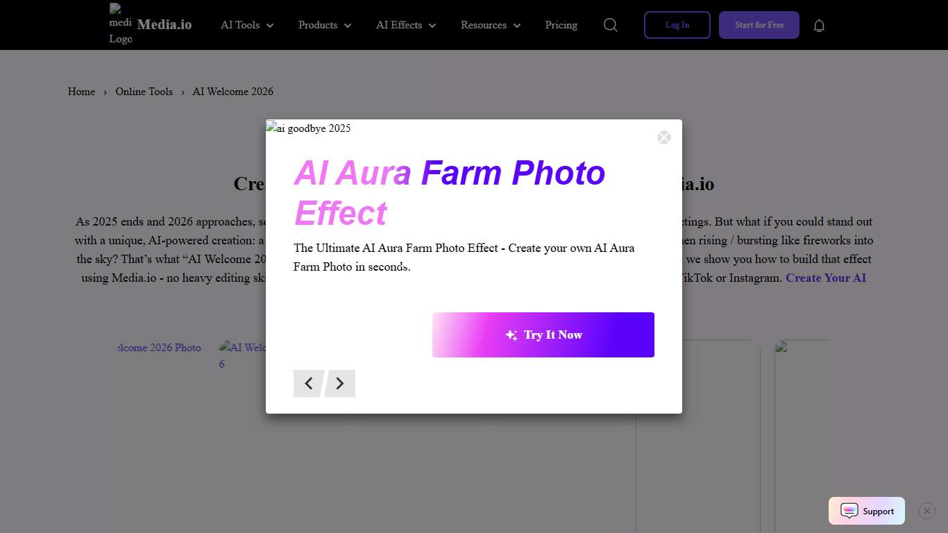 AI Welcome 2026: How to Create Stunning “2026” New Year Videos & Images with Media.io